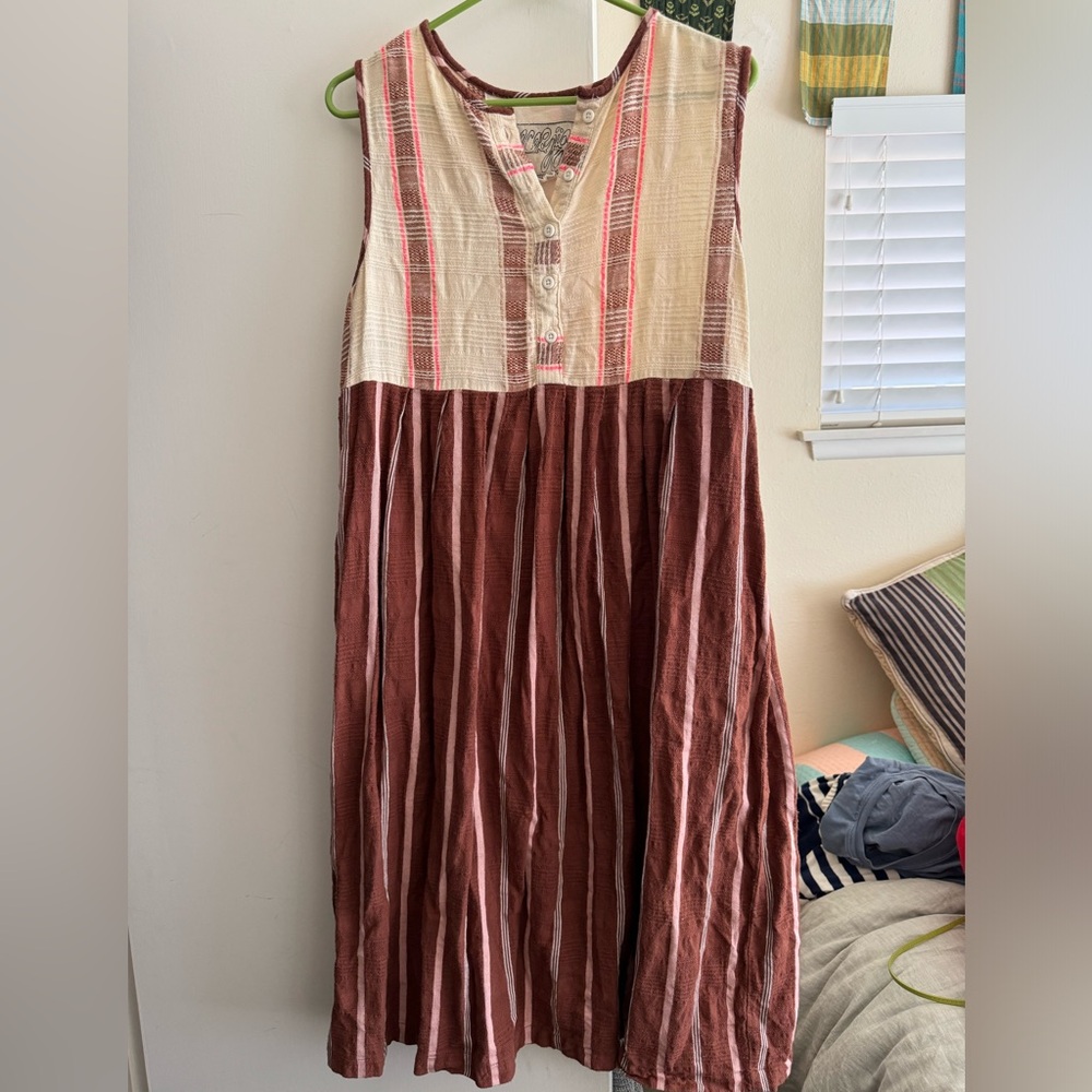 Ace and Jig cliff dress incense textile large